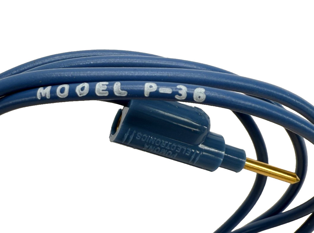 Lot of 11x Pomona Electronics P-36-6 Pin Tip Plug Patch Cord, Stackable, 36in