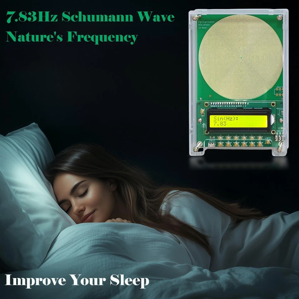 Adjustable Frequency Generator for Healing (0.01Hz-299Khz), 7.83Hz Schumann Reso