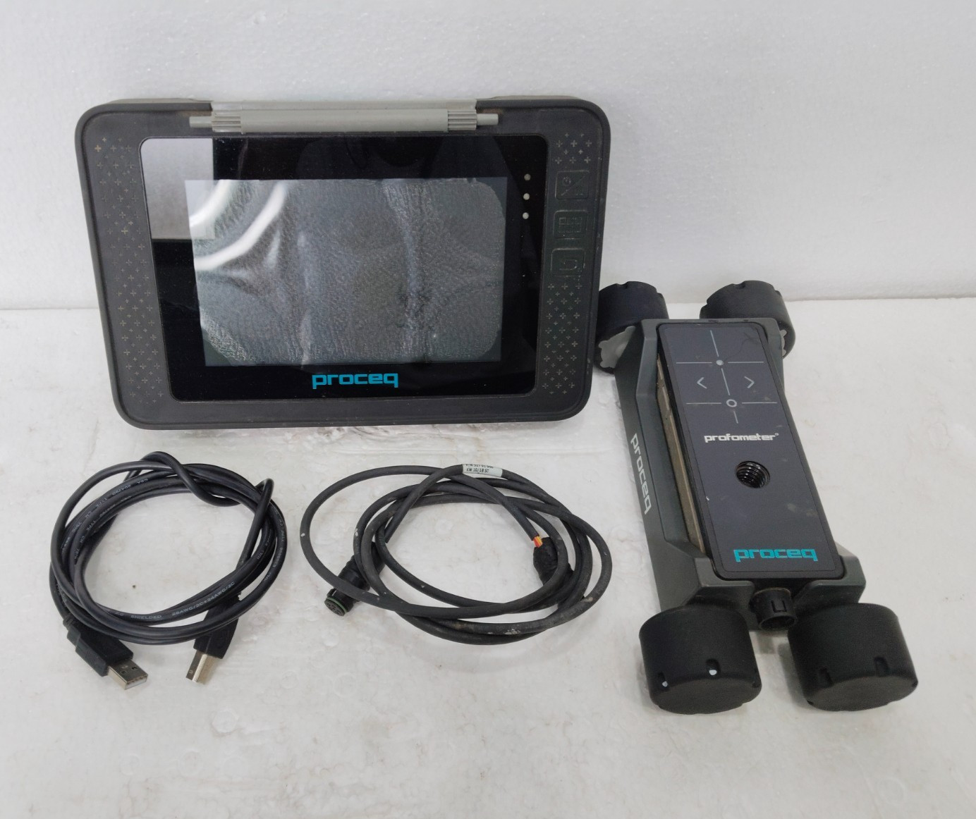 Proceq Profometer PM-6 Concrete Rebar Cover Meter Touchscreen Kit w/ Probe