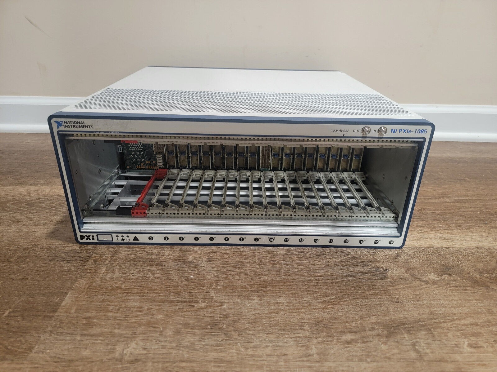 National Instruments NI PXIe-1085 PXIe, 18-Slot Up to 12 GB/s PXI Chassis USED