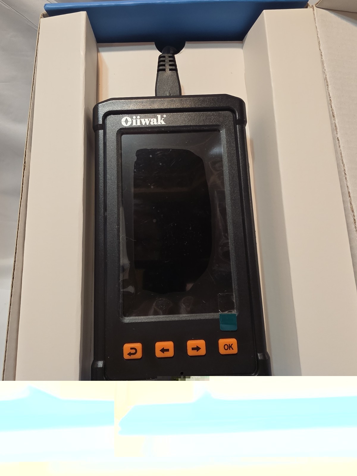 Oiiwak 360° Rotation Endoscope 15m Borescope Inspection Camera 6x Digital Zoom