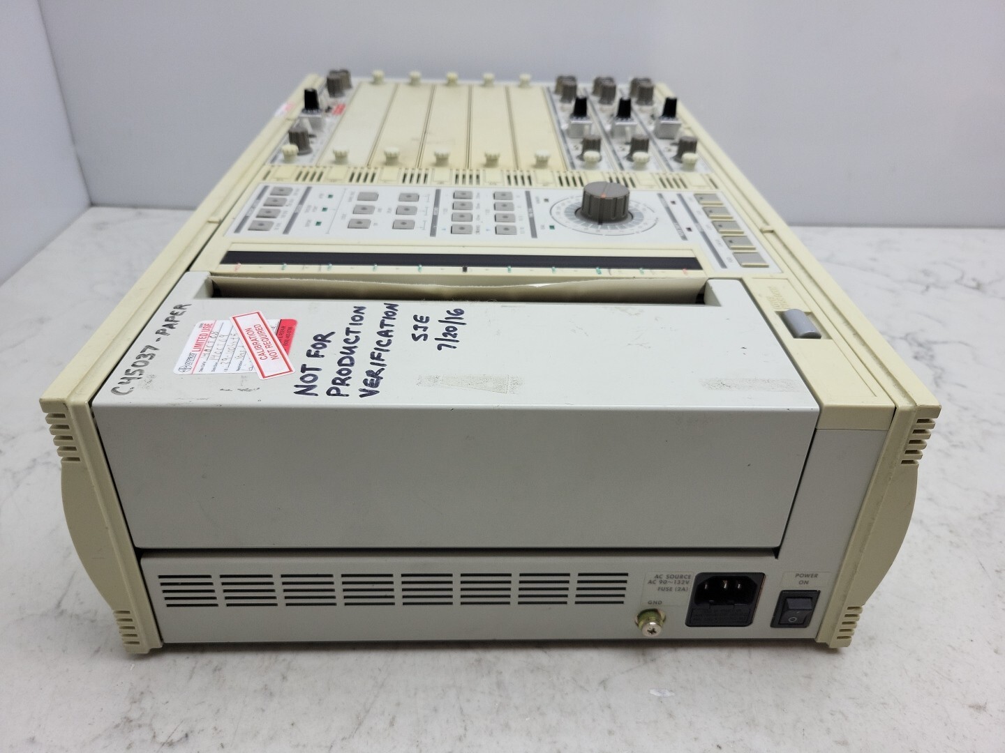 Soltec TA200-938 Portable AC Powered Thermal Array Recorder w/ Kyowa DB-120 Box