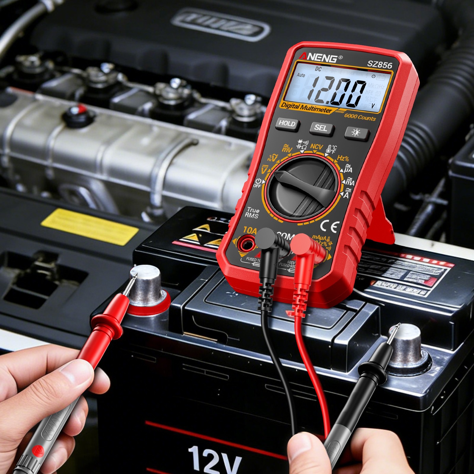 ANENG True RMS Digital Multimeter Auto Range 6000 Counts AC DC Electric Tester