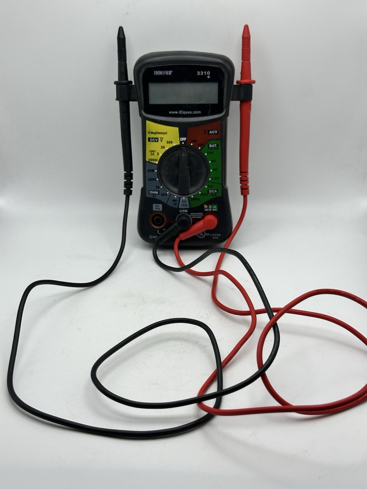 Innova Digital Multimeter Model 3310+ With Leads 2004 EUC