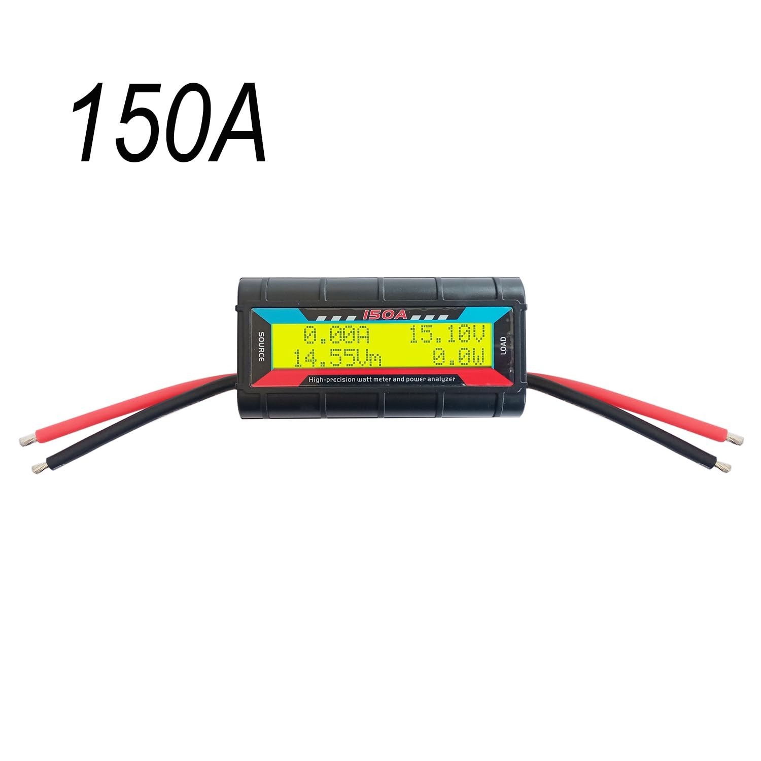 8-in-1 Precision Watt Meter for DC 0-60V, 150A – Ideal for RC and Solar Systems