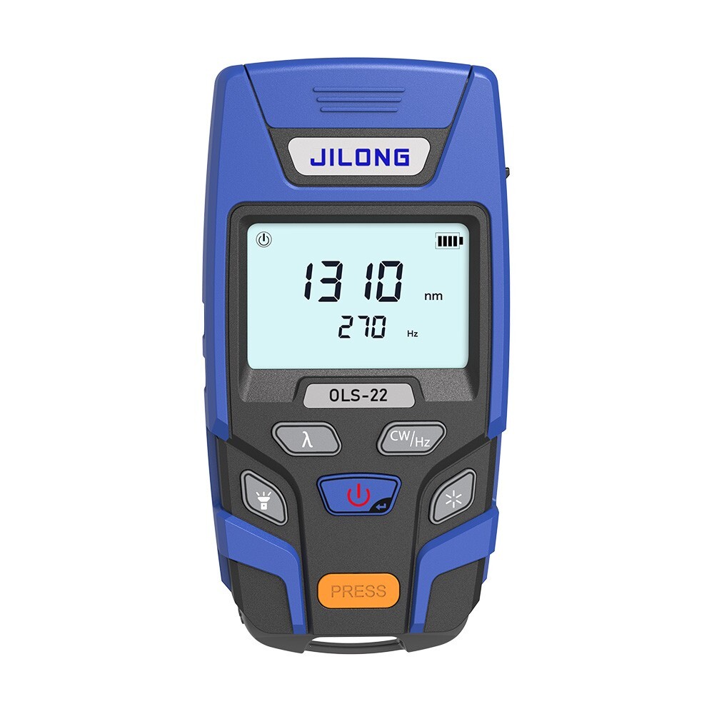 FTTH Fiber Tester Jilong OLS-22 Fiber Optical Light Source SM,MM,PON W/LED Light