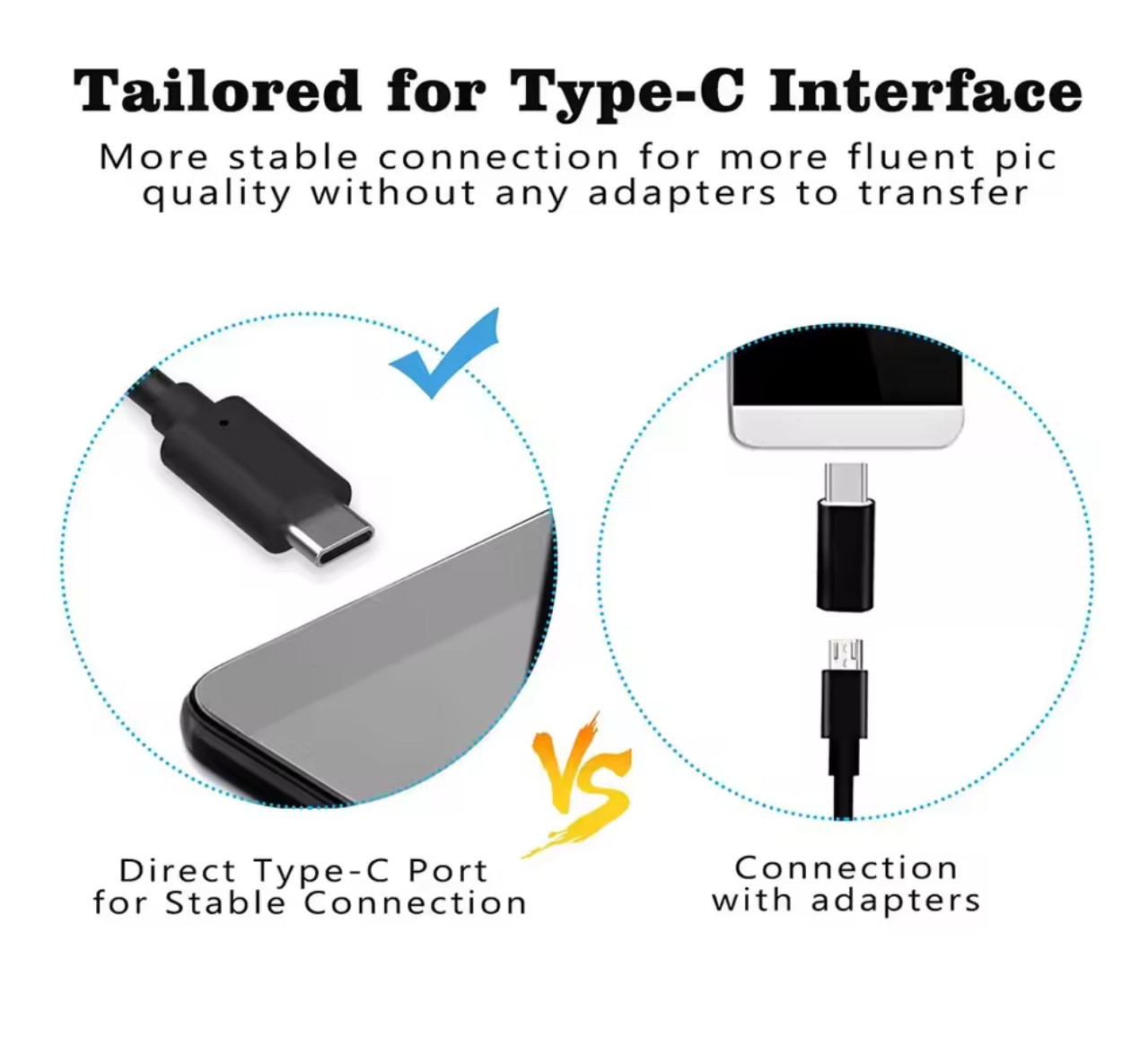 USB Endoscope for OTG Android Phone 5.5mm Borescope Inspection Snake Camera IP67