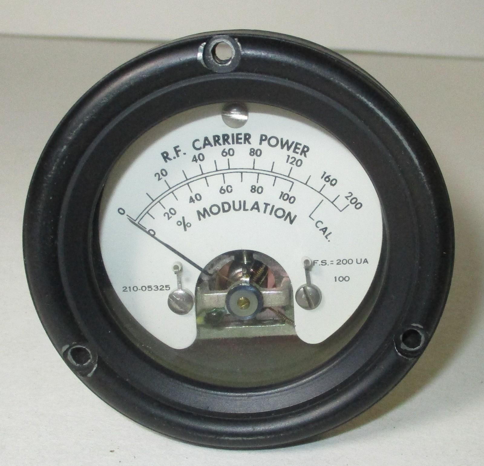 Unbranded 21-05325 R.F. Carrier Power and Modulation 2-3/4″ Panel Meter