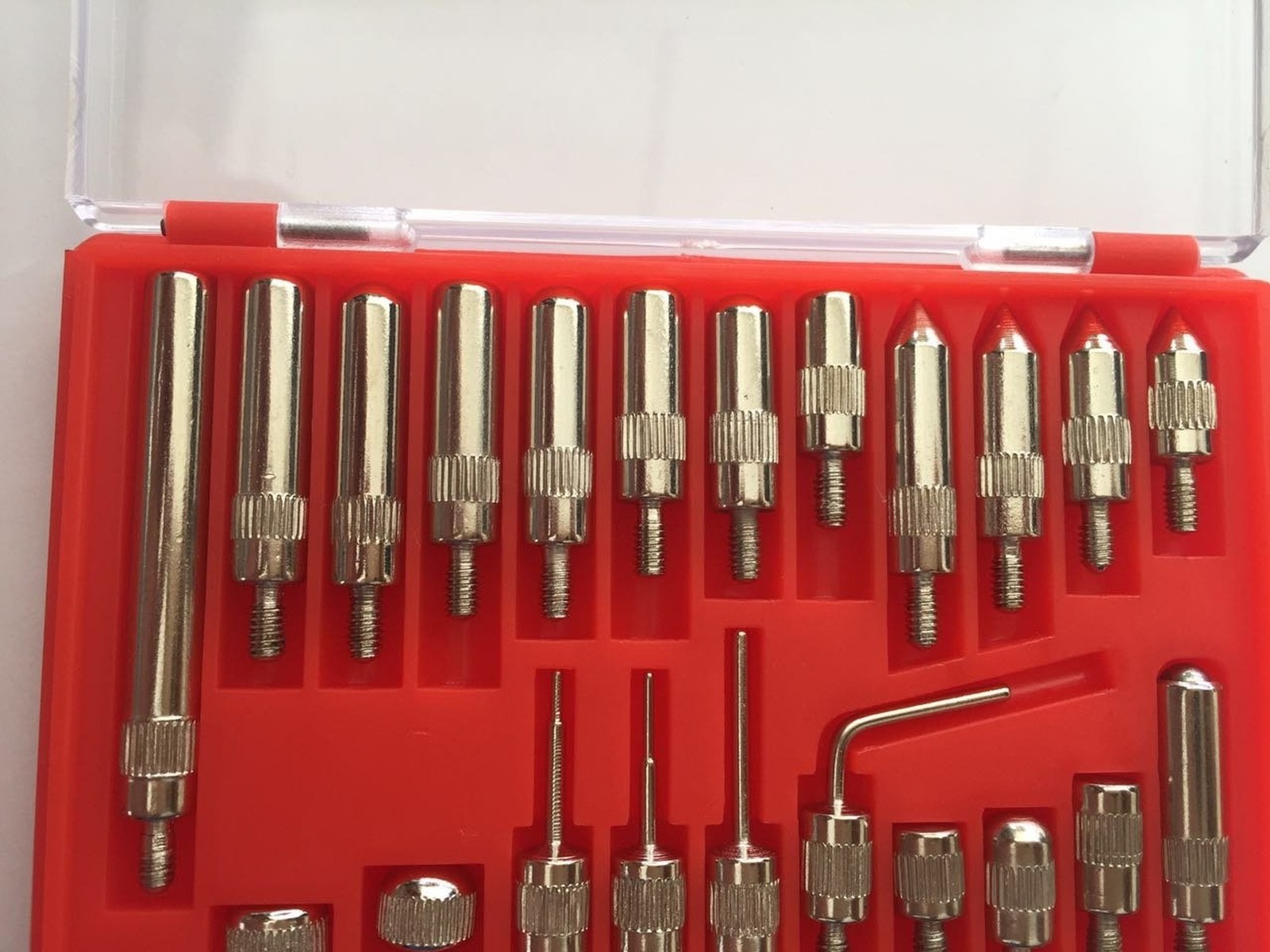 22 Piece Dial & Electronic Indicator Point Set-inch Thread 4-48