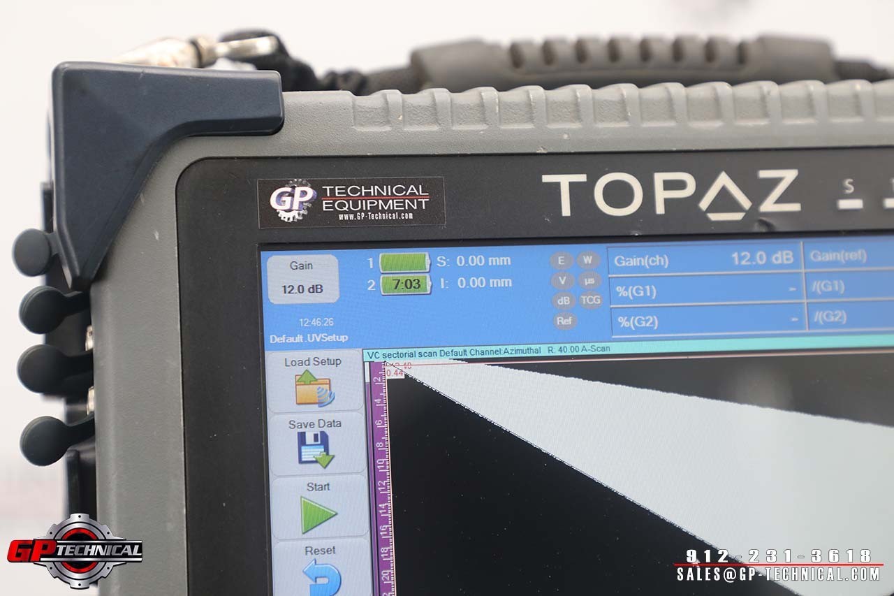 Zetec Topaz 32:128PR Phased Array Flaw Detector – Olympus Waygate Sonatest NDT