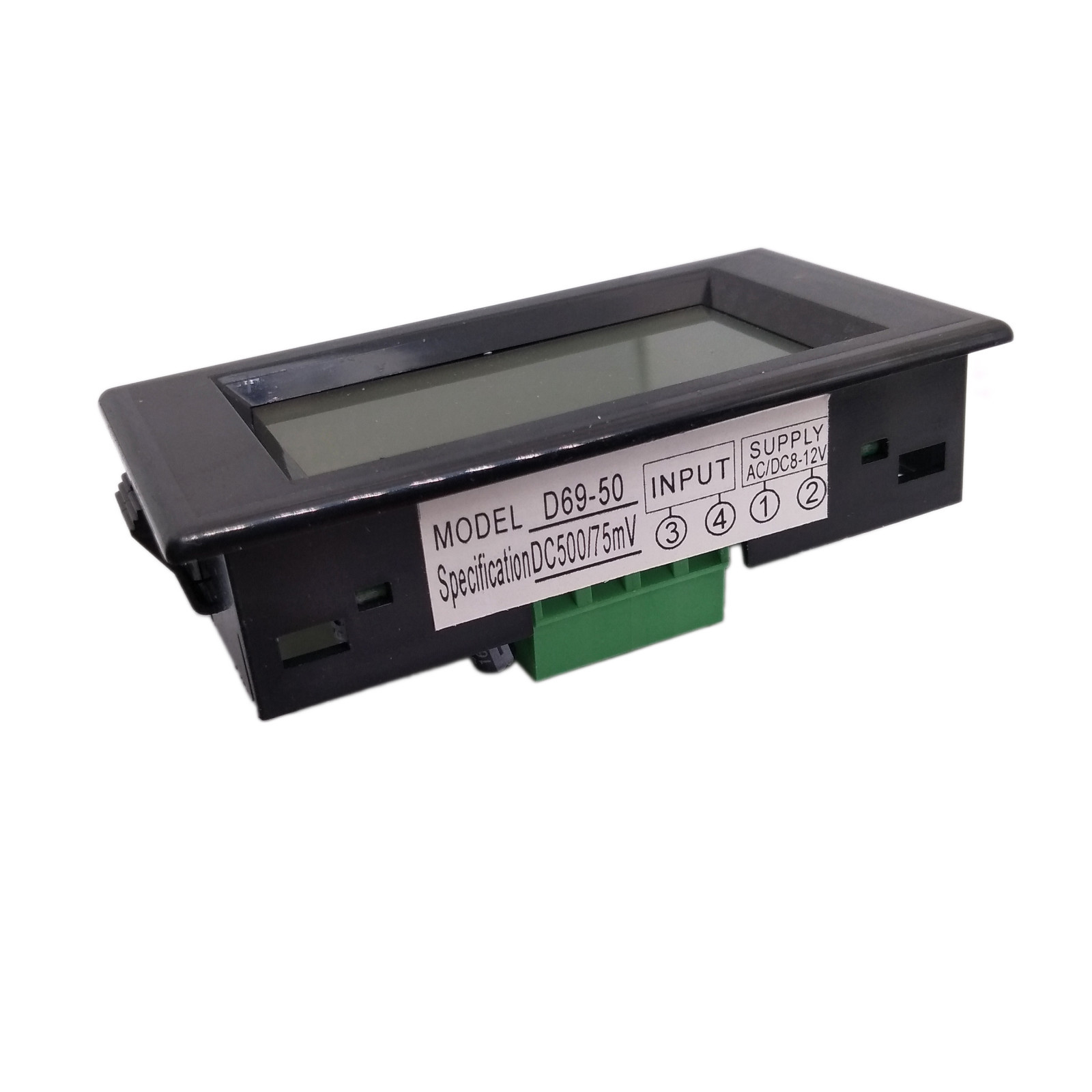 US Stock Blue LCD Digital AMP Current Panel Meter Ammeter DC 500A & Shunt