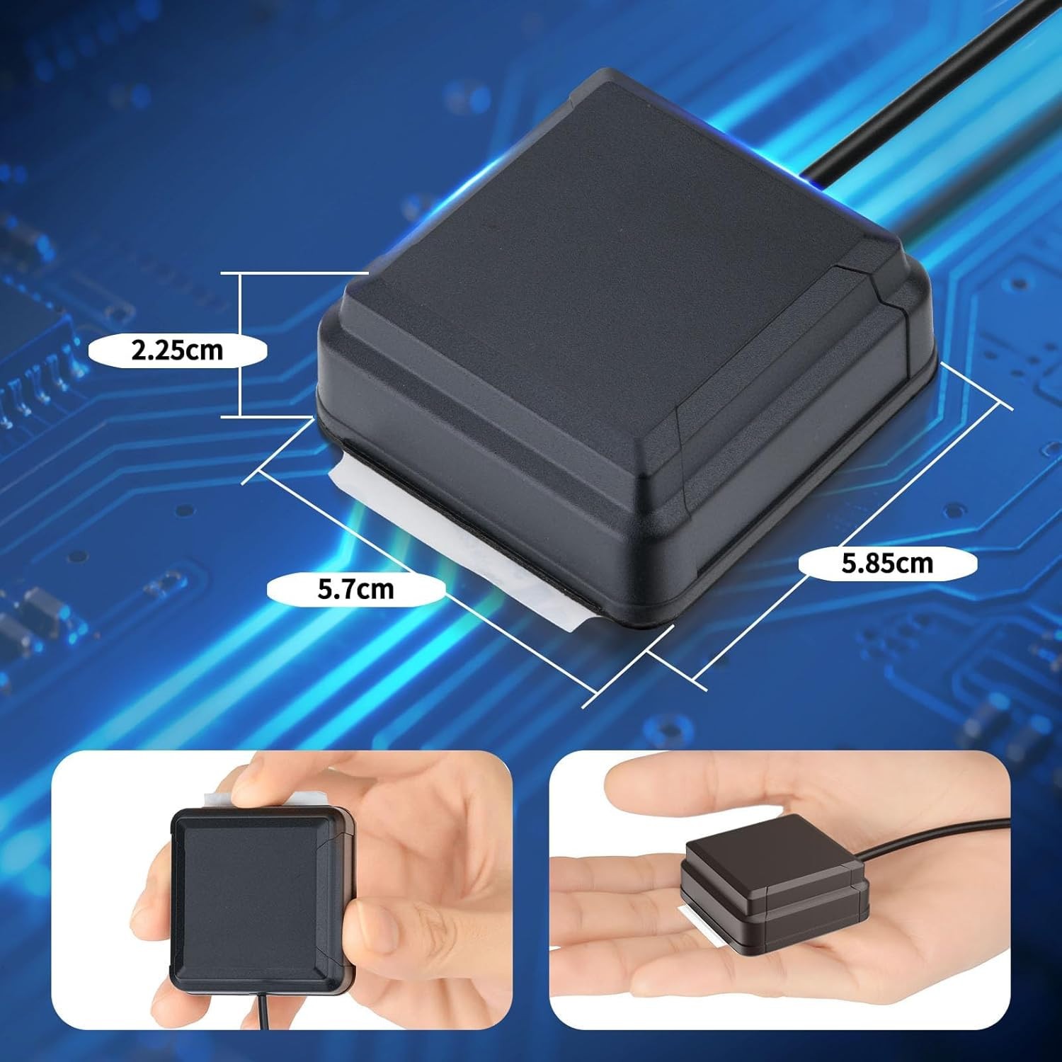 Quad-System GNSS Antenna SMA,GPS/BeiDou…for Vehicle,Drone,Marine &IoT Tracking