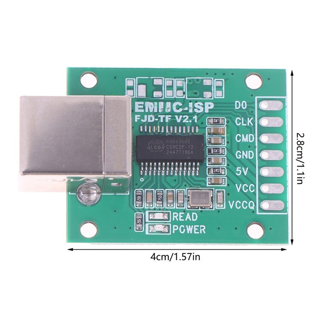 Mobile Phone Repair Flash Tool USB B Type AU6438BS for Unlocking with EMMC ISP
