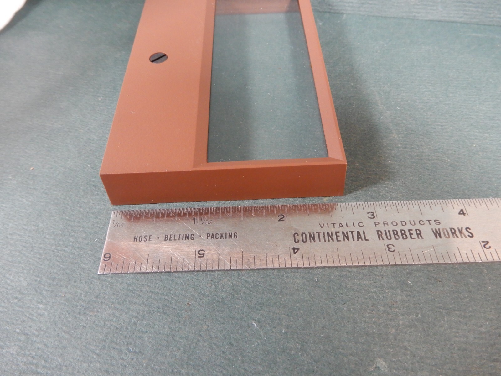 High Quality Unbranded Aluminum Panel Meter Bezel 4″ x 2 3/4″ NOS