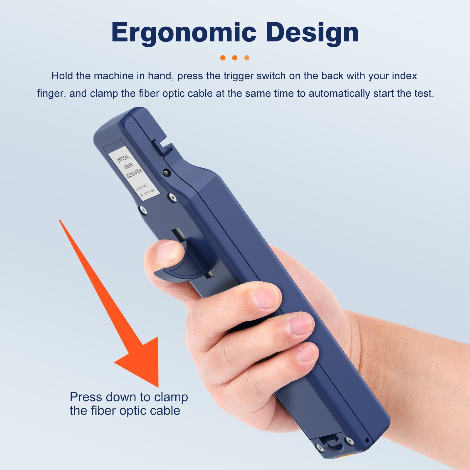 Komshine FI-20V Optical Fiber Identifier Fiber Fault Detector Fiber Cable Tester