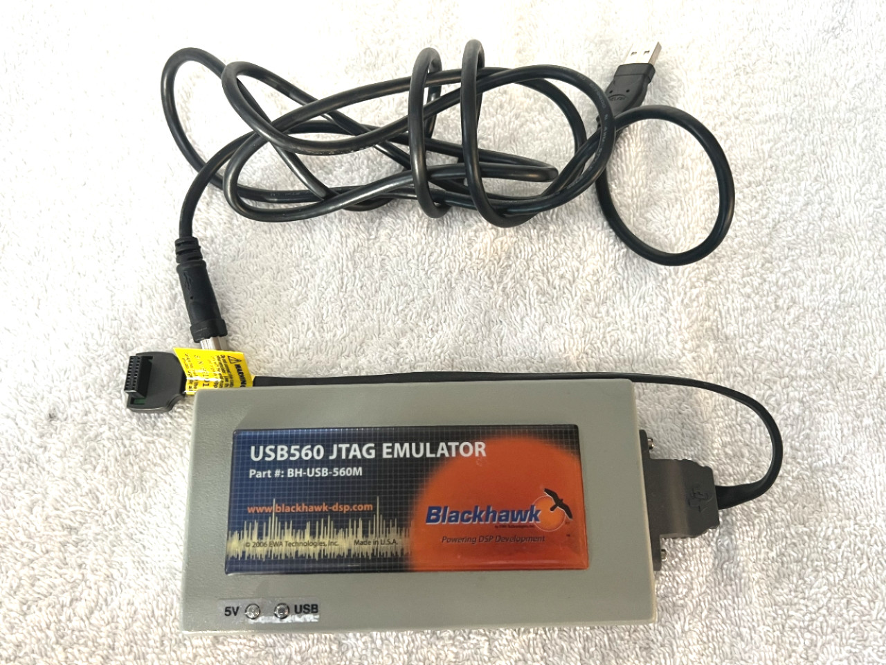 Blackhawk USB560 JTAG Emulator BH-USB-560M Rev G DSP Debugger