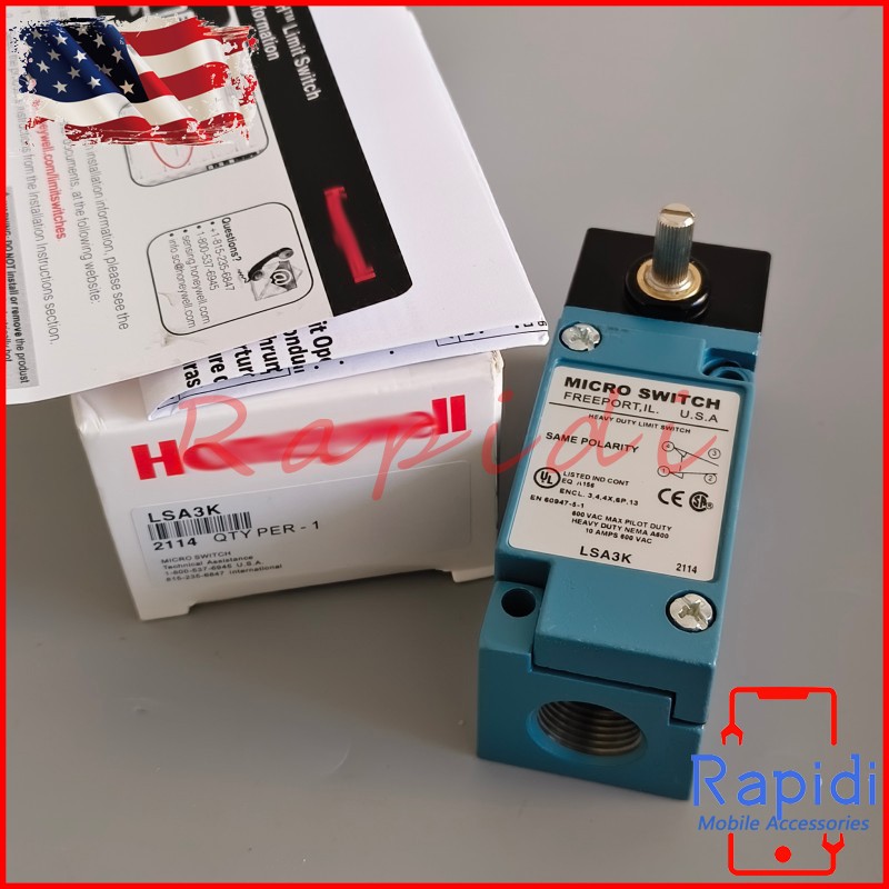 Micro Switch Heavy Duty Limit Switch Rotary Lever For Honeywell LSA3K 10A 600VAC