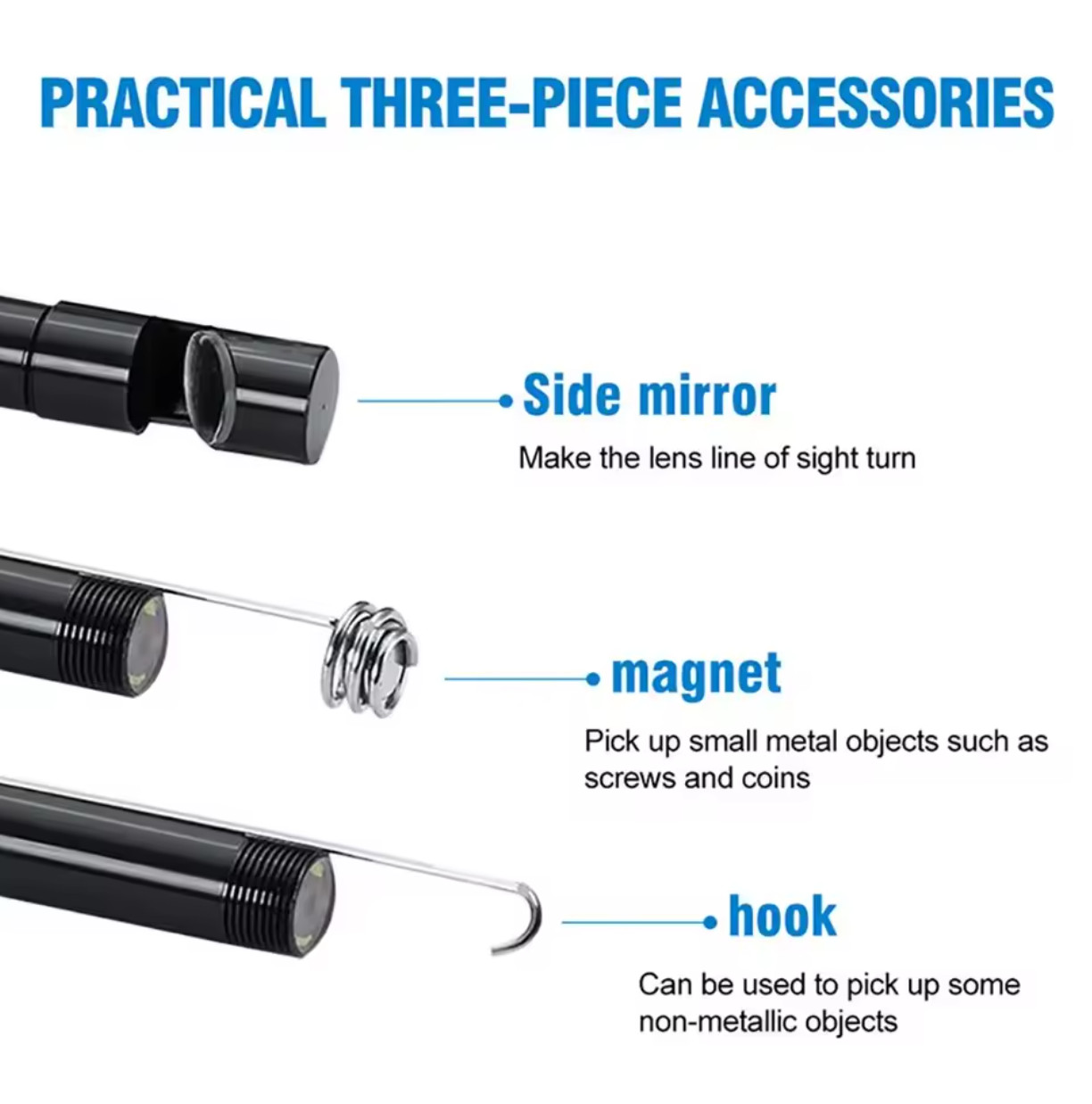 USB Endoscope for OTG Android Phone 5.5mm Borescope Inspection Snake Camera IP67