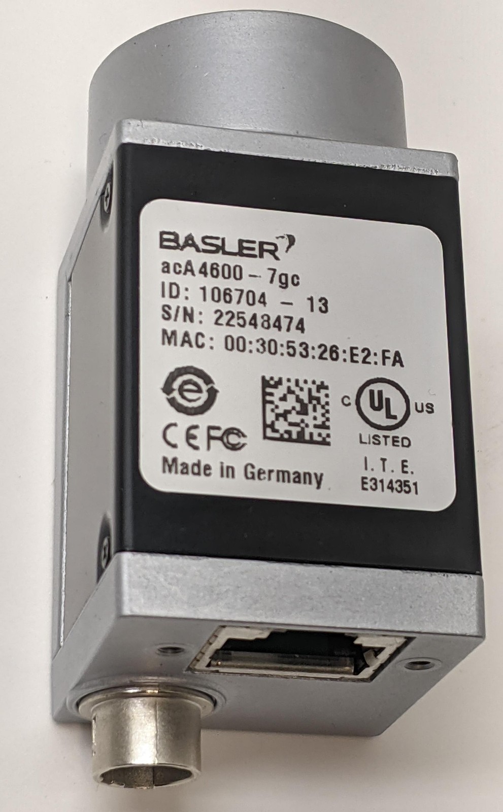 Basler acA4600-7gc 14MP Color CMOS GIGE Industrial Machine Vision Camera