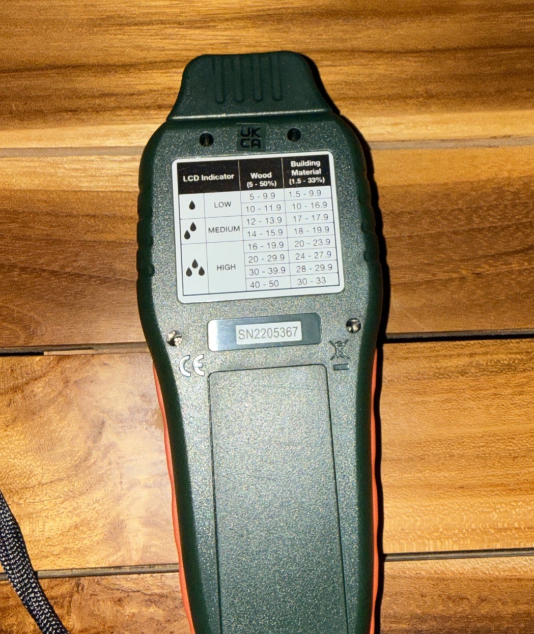 Extech MO50 Moisture Meter Digital Wood & Building Material Tester