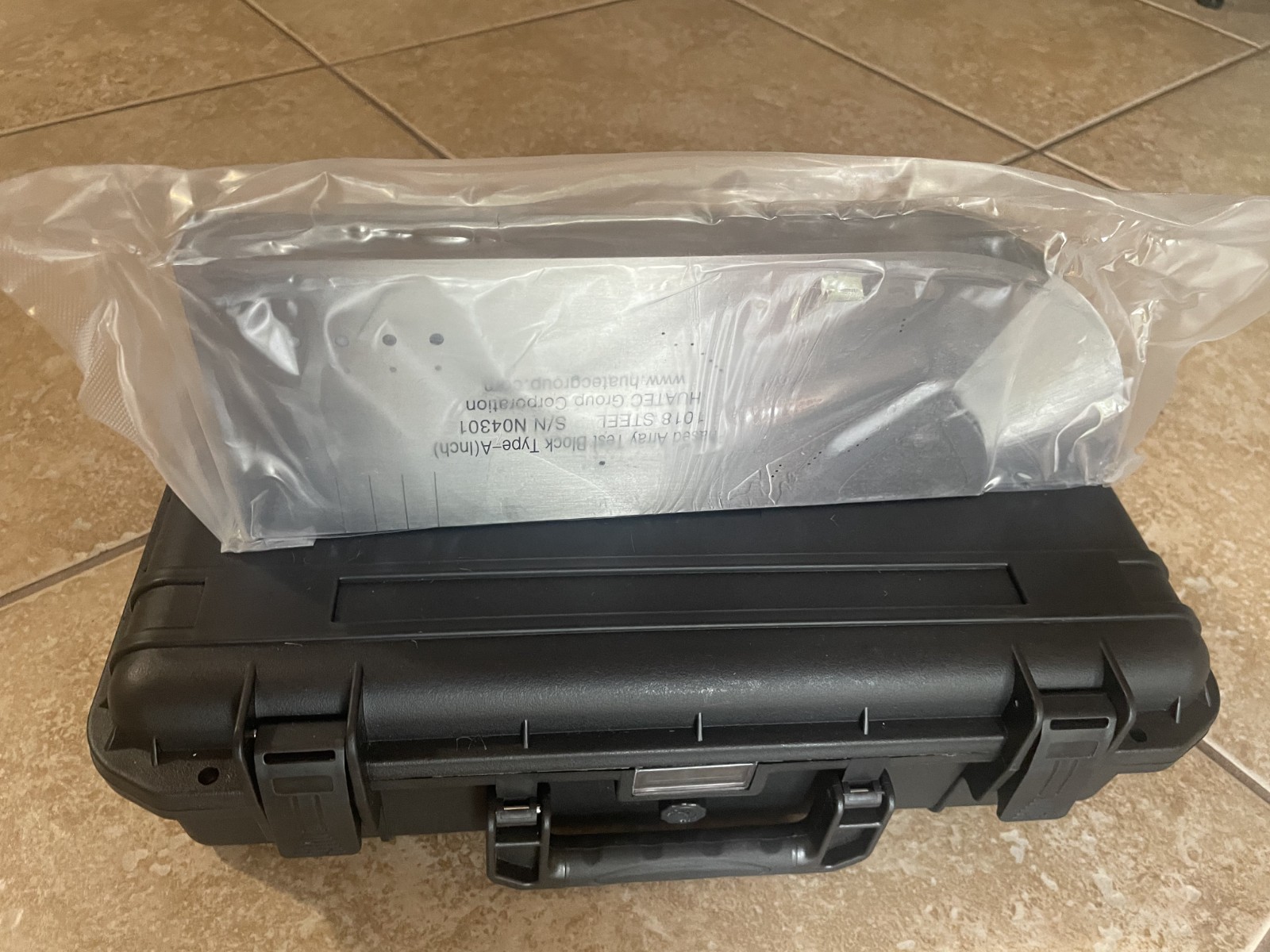 Phased Array Type A Calibration Block Ultrasonic Test Block
