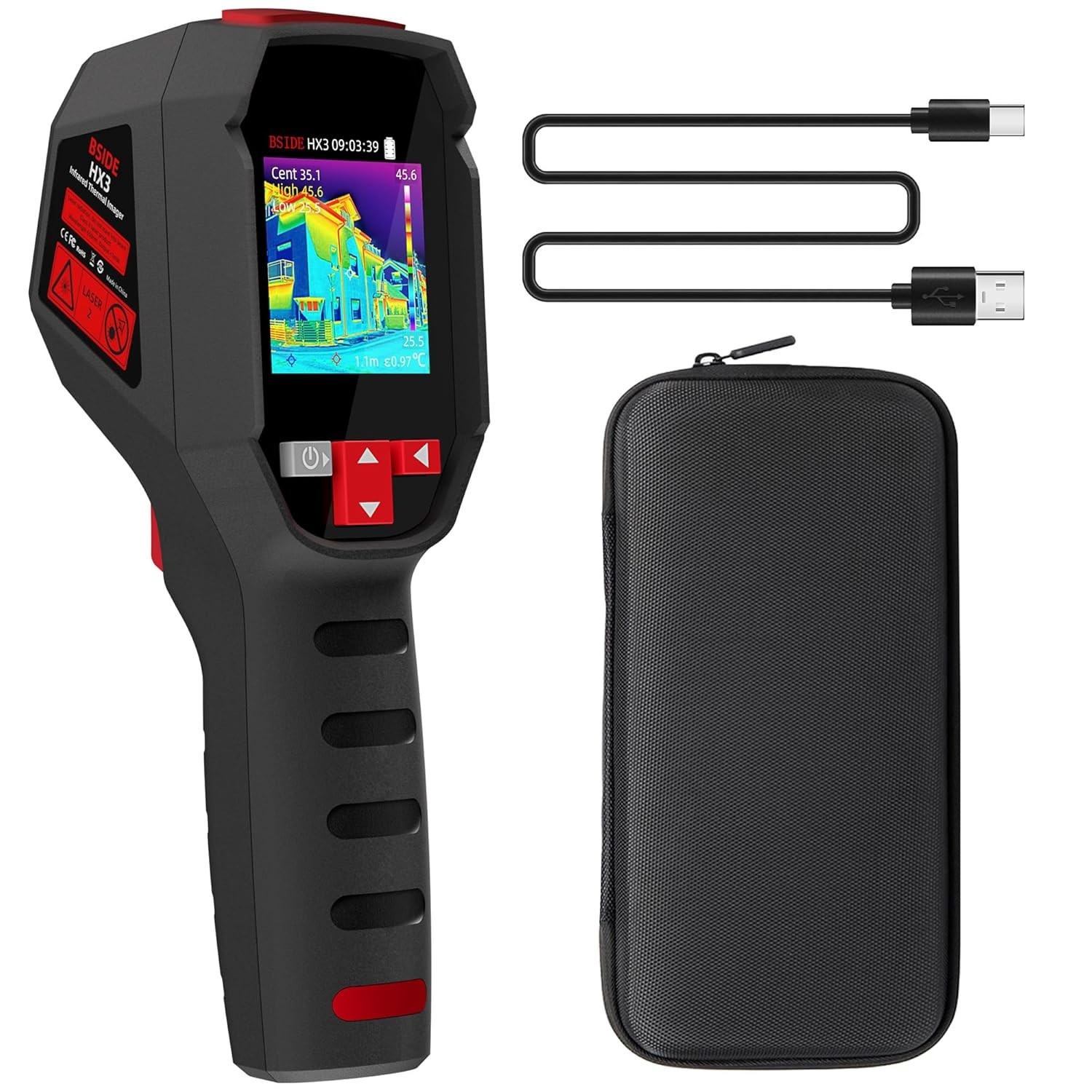 240 x 240 Resolution Handheld Infrared IR Camera, 15 Thermal Palettes with 32…