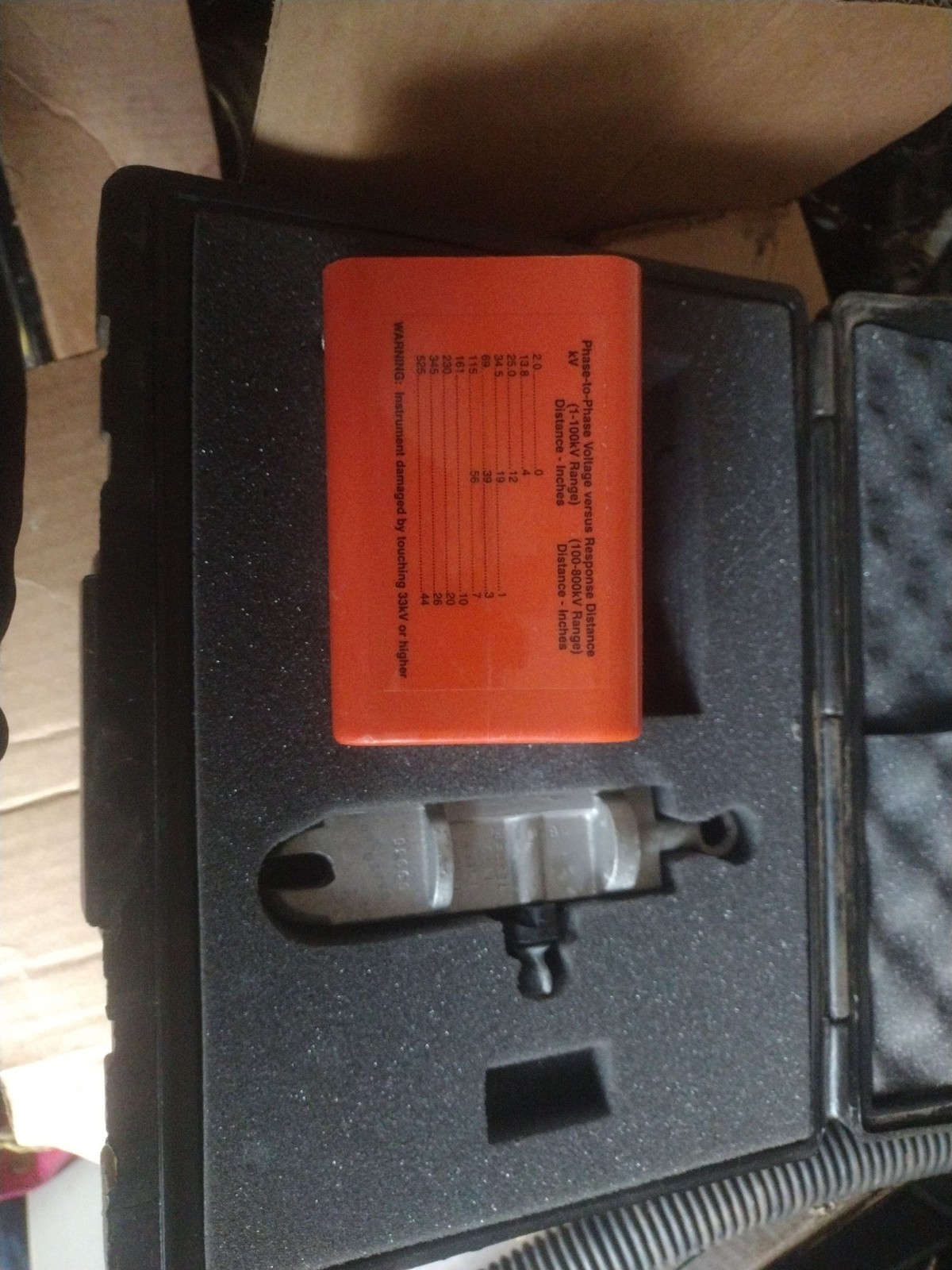 Hubbell Chance Super Tester C403-2298 H-1990/ST 0-80kv Multi-Range Voltage