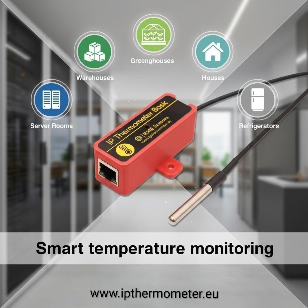 Remote Ethernet Thermometer (EU Seller) Fast delivery
