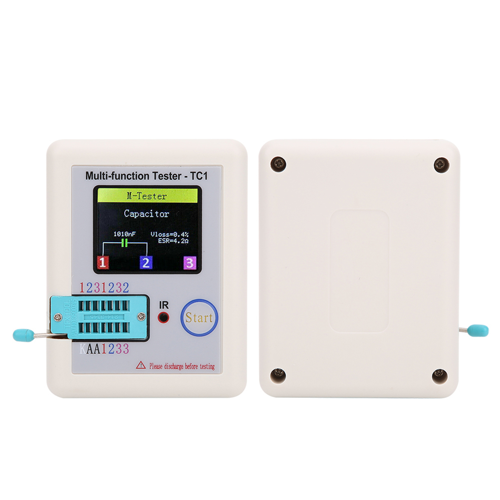 Multi-function Transistor Tester 3.5in TFT Screen LCR TC1 For Capacitor Diodes
