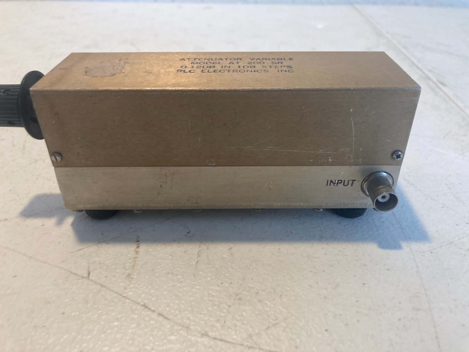 RLC Electronics AT-200-SR Variable Step Attenuator, 0-12dB in 1 dB Steps