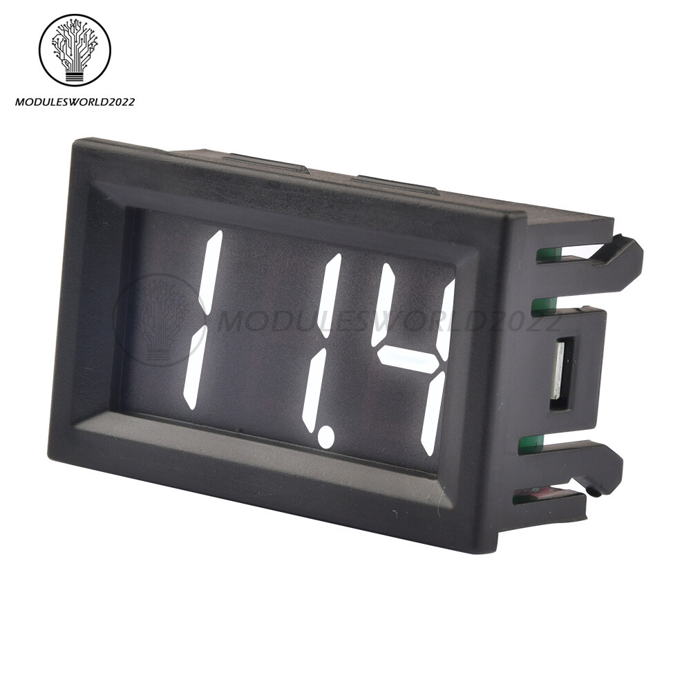 DC0V-100V Panel Meter Digital Voltmeter Three Wires 5Color 0.56 inch LED Display
