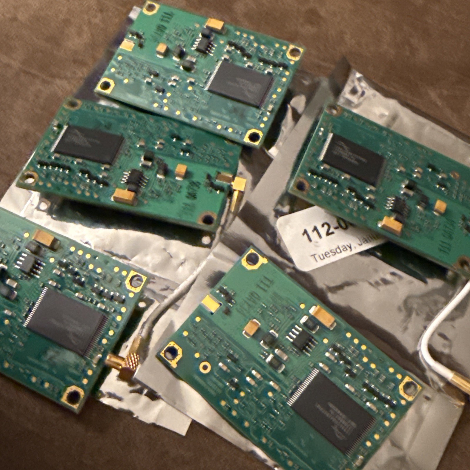 Lot Of Five (5) GPS Receivers Symmetricom Replacement GPS IL-GPS-0010-B
