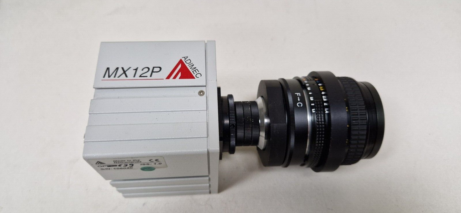 ADIMEC MX12P CCD camera – Nikon 50mm 1:1,4