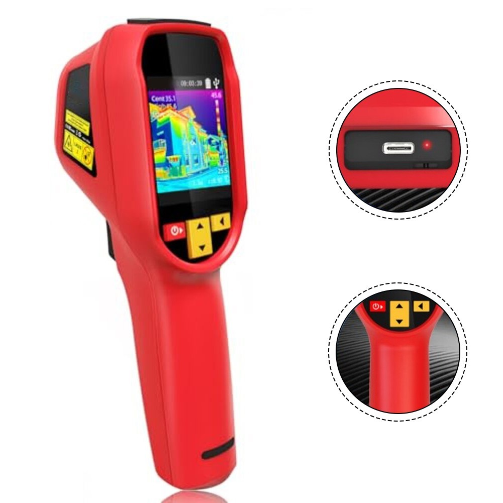 Autofocus Feature For Home Renovation Floor Heating Inspection 15 Color Palettes