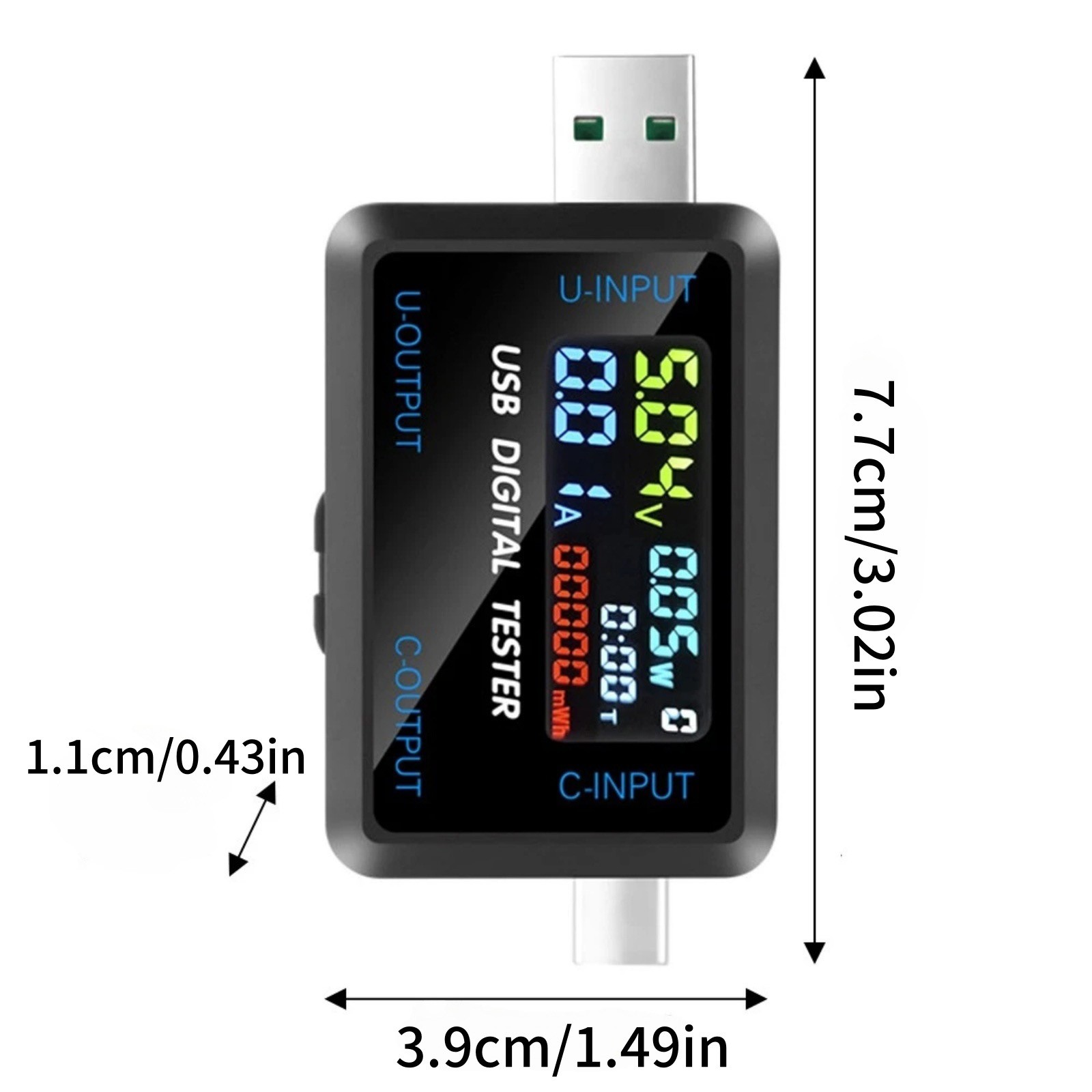 High Quality USB C Power Meter with LCD Display for Fast Charging Detection