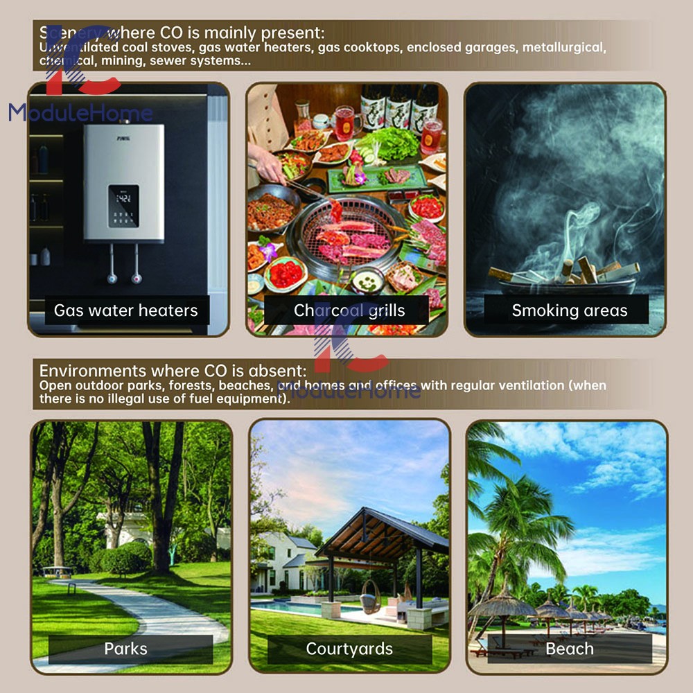 10-in-1 Air Quality Detector PM2.5 PM10 PM HCHO TVOC CO CO2 Formaldehyde Monitor
