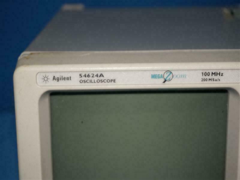 HP Agilent 54624A 4CH Oscilloscope 100MHz 200 Msa/s w/ Breakage Made in Malaysia