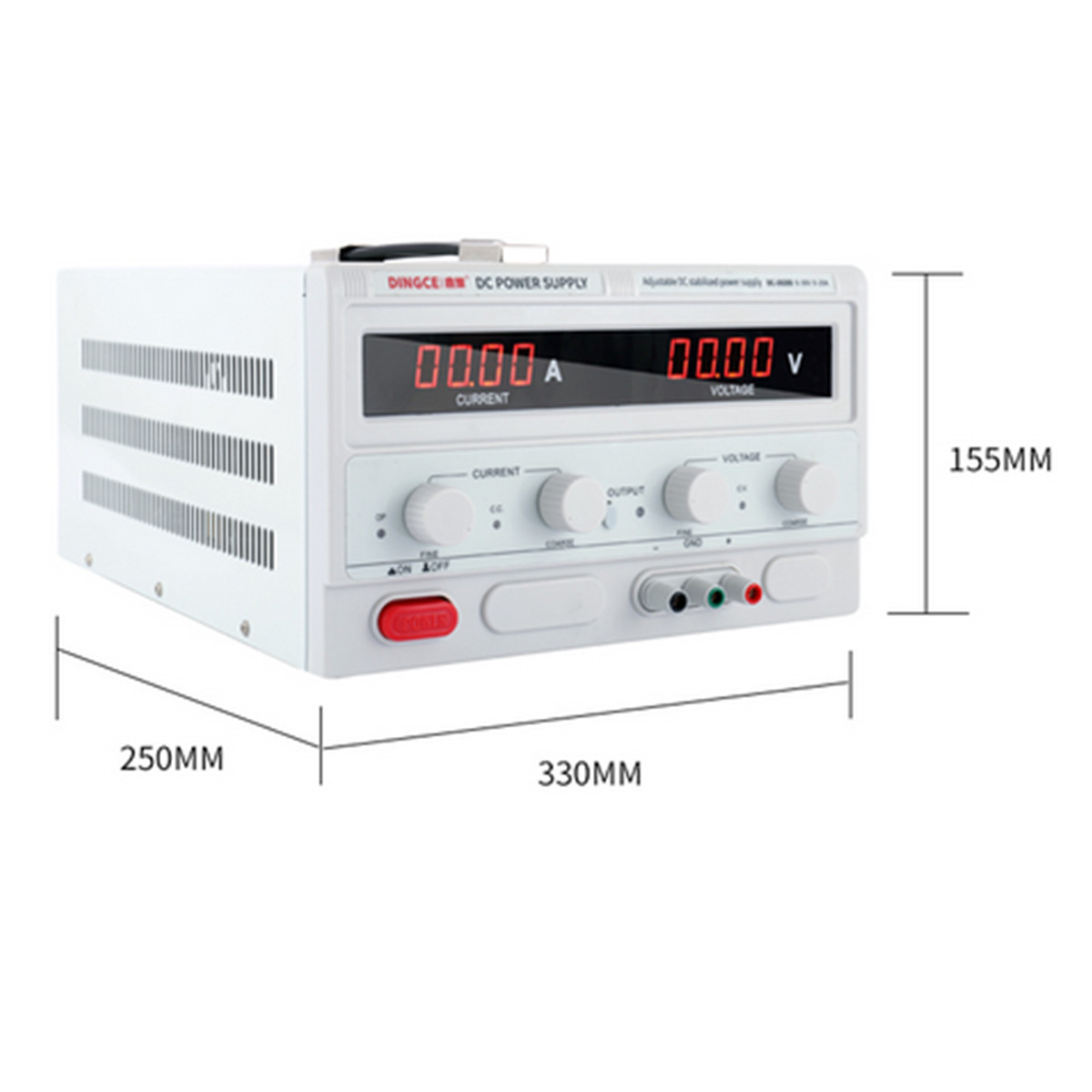 220V 0-60V 0-20A Adjustable DC Power Supply Precision Variable Digital Lab Test