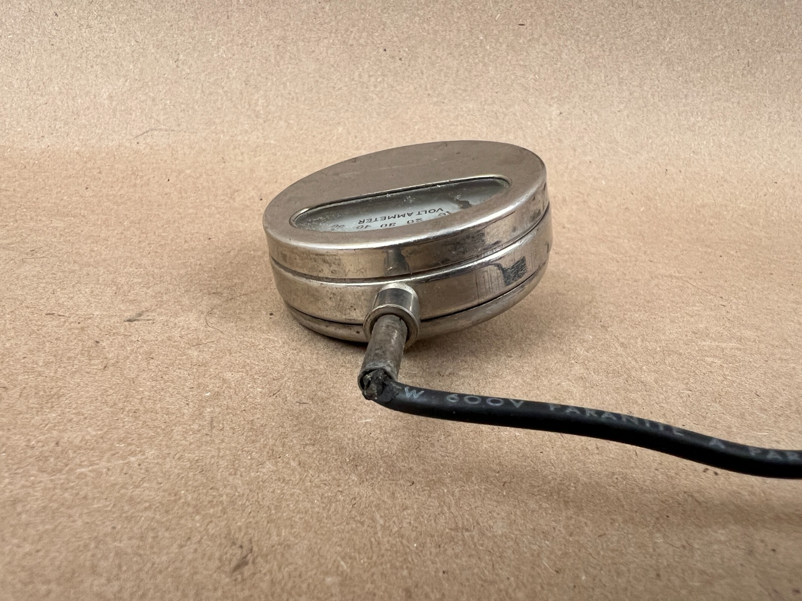 Vintage pocket volt ammeter, unbranded