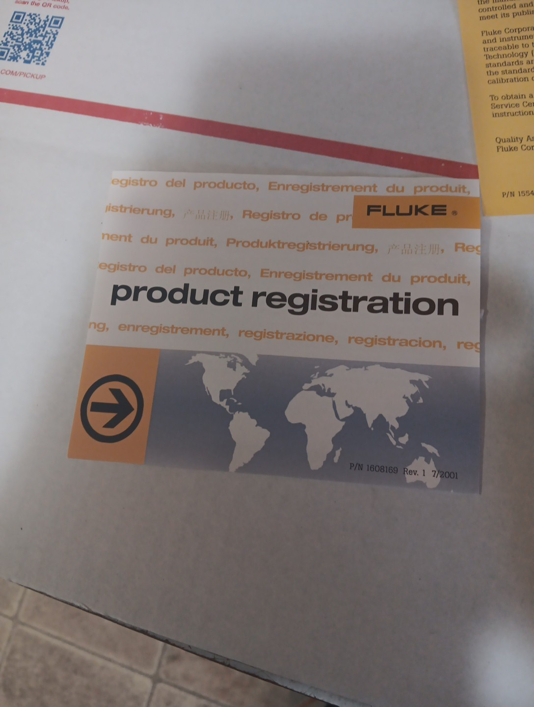 FLUKE 51-54 Series II Thermometer ‘User’s Manual’ English Version