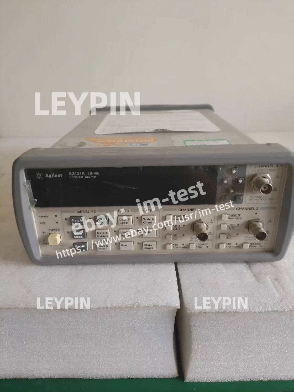 1 pcs 53131A Agilent KEYSIGHT 225MHz REQUENCY UNIVERSAL COUNTER*im