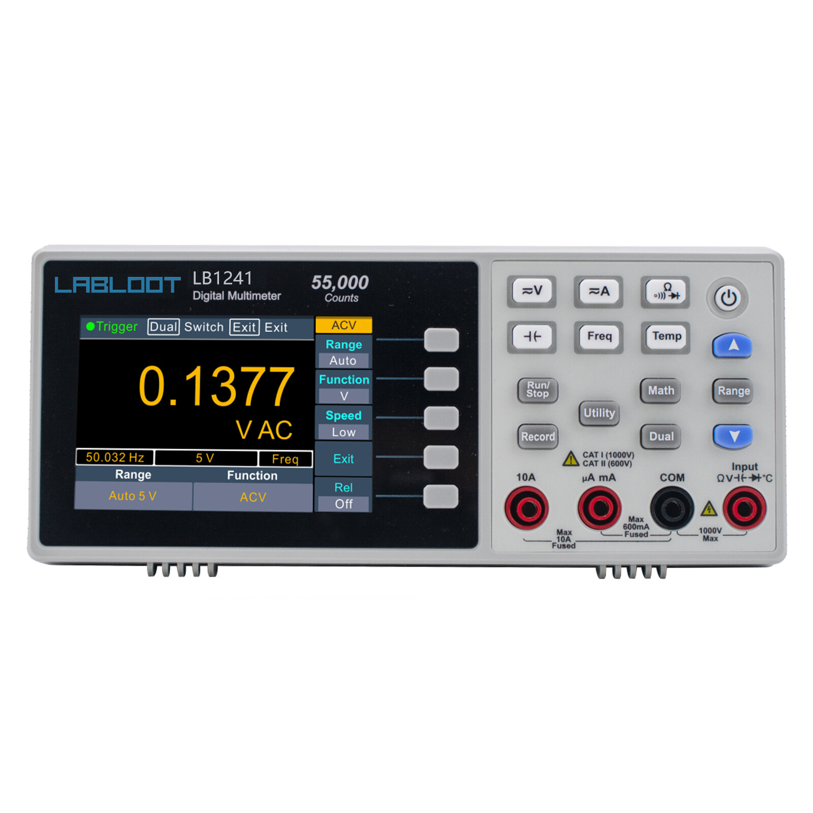 Labloot 4 1/2 Digits LB1241 Bench-type Digital Multimeter True RMS 55000 Counts