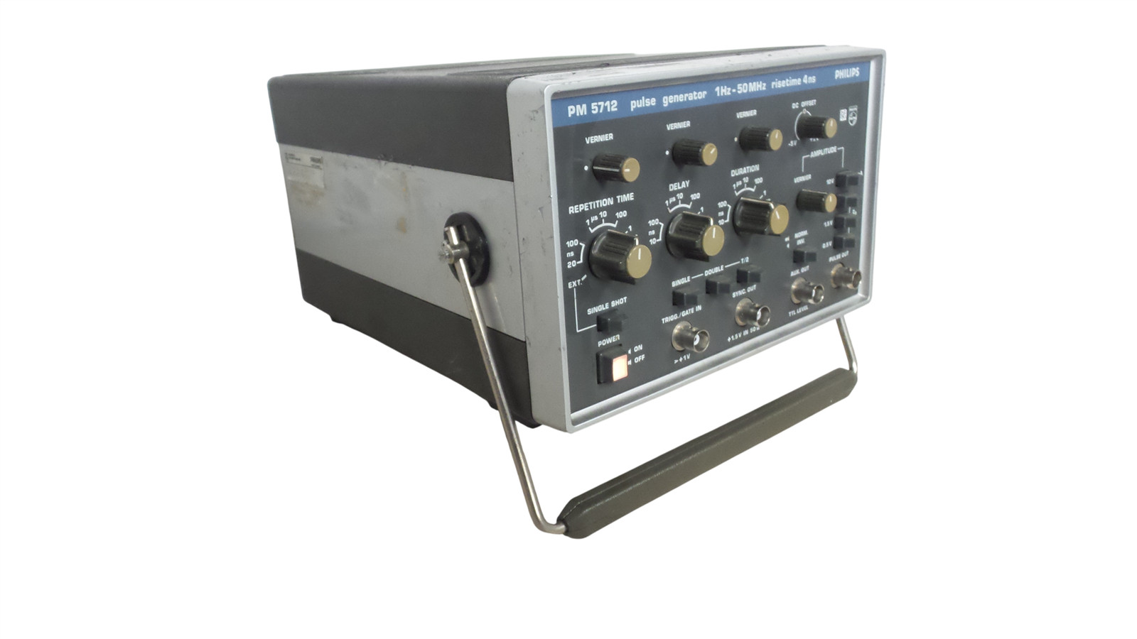 Philips PM 5712 Pulse Generator 1 Hz – 50 MHz Risetime 4ns – Free Shipping