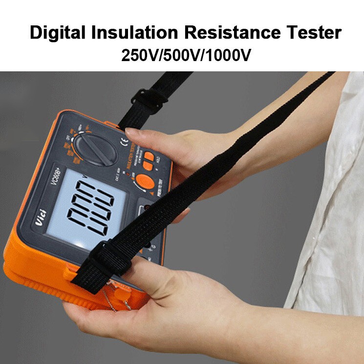 Digital Insulation Resistance Meter Tester Megger OHM 2000MΩ Megohmmeter 1000V