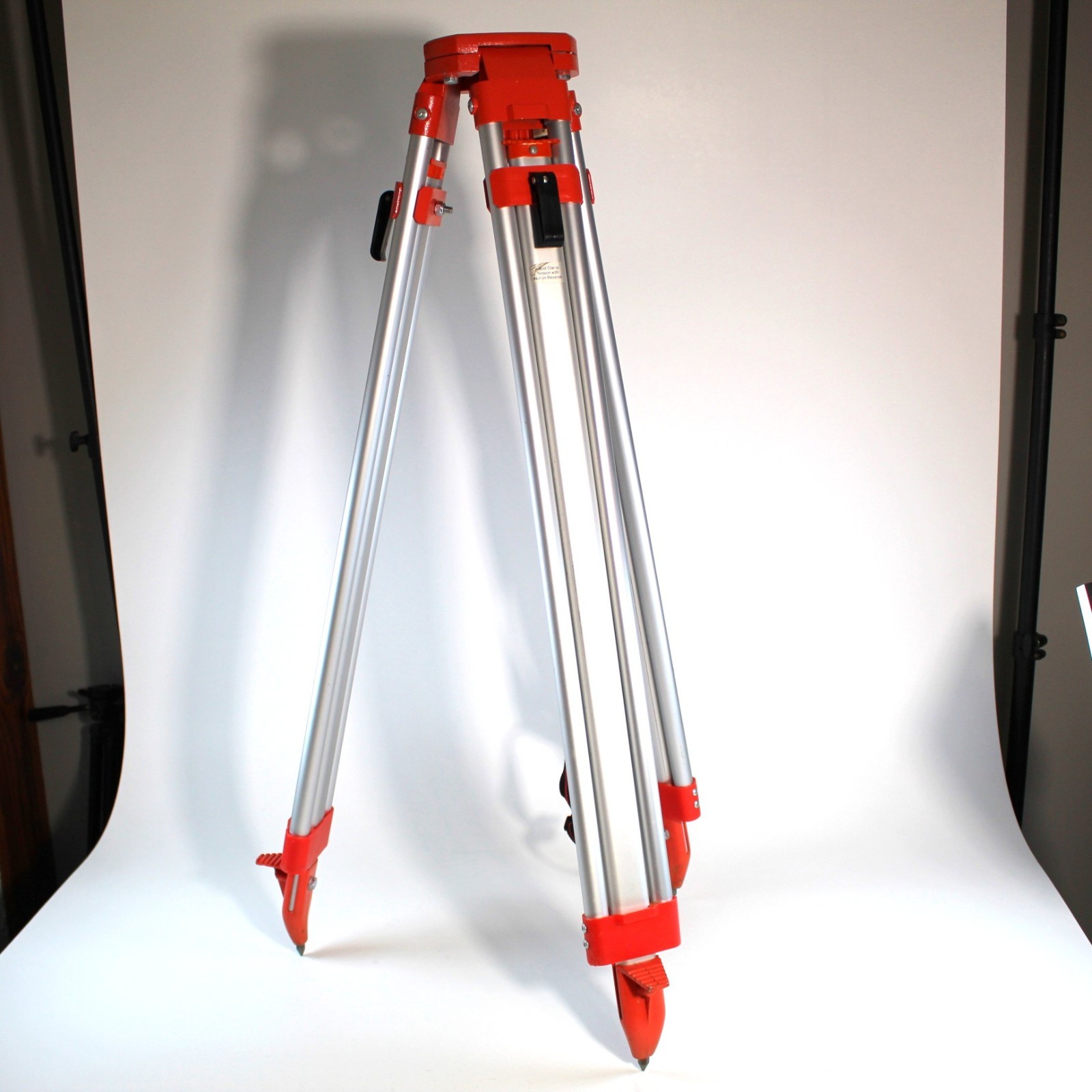 CST/Berger 60-ALQCI20 Universal Contractors Aluminum Tripod Quick Clamp Orange