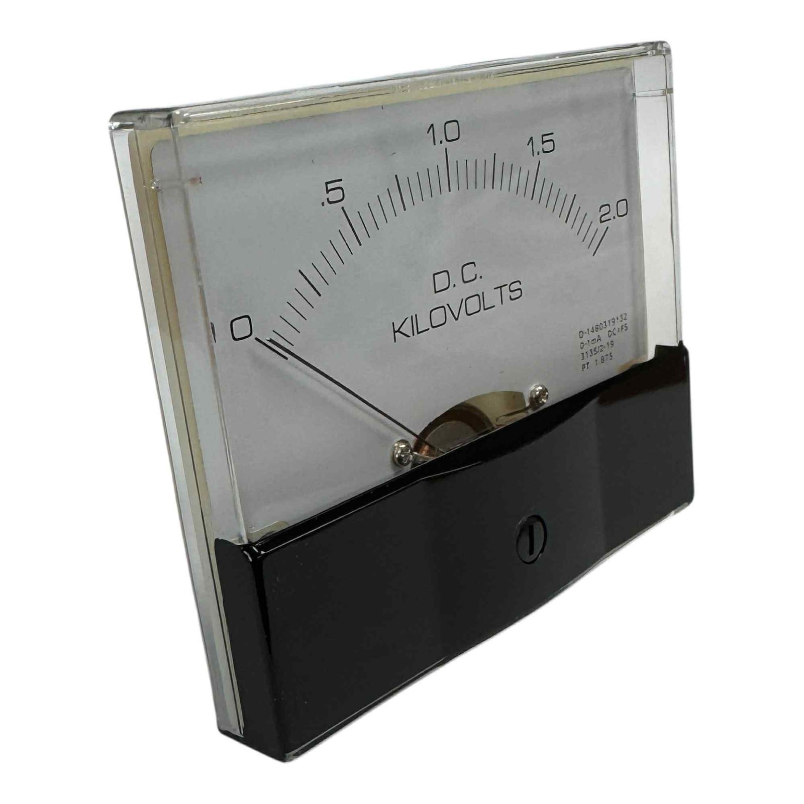 Rectangular DC Panel Meter Voltmeter 0–2000V, 4×3.5″ High Voltage Meter 2kv
