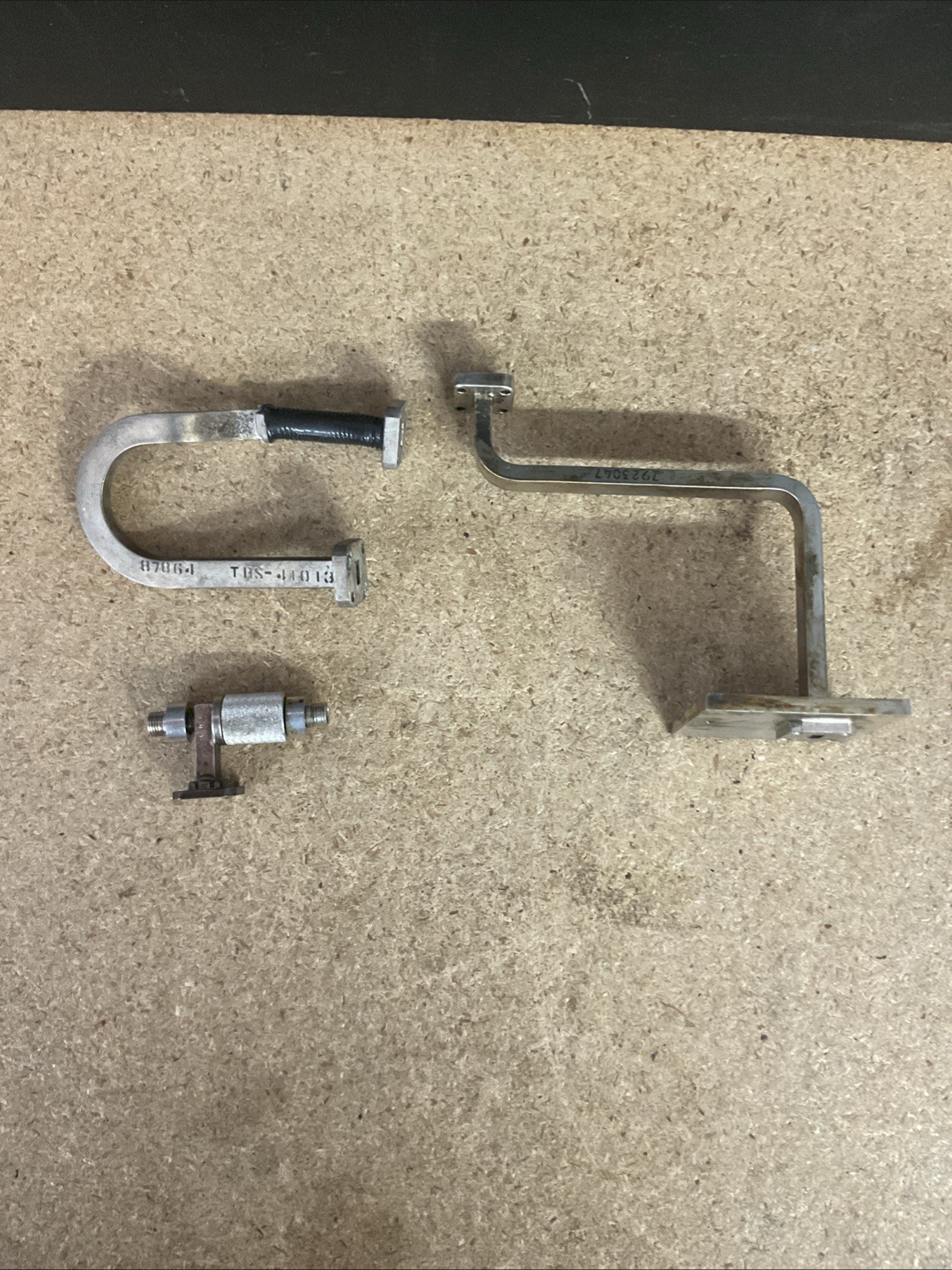Lot of 3 Unbranded Microwave Waveguide Adapters