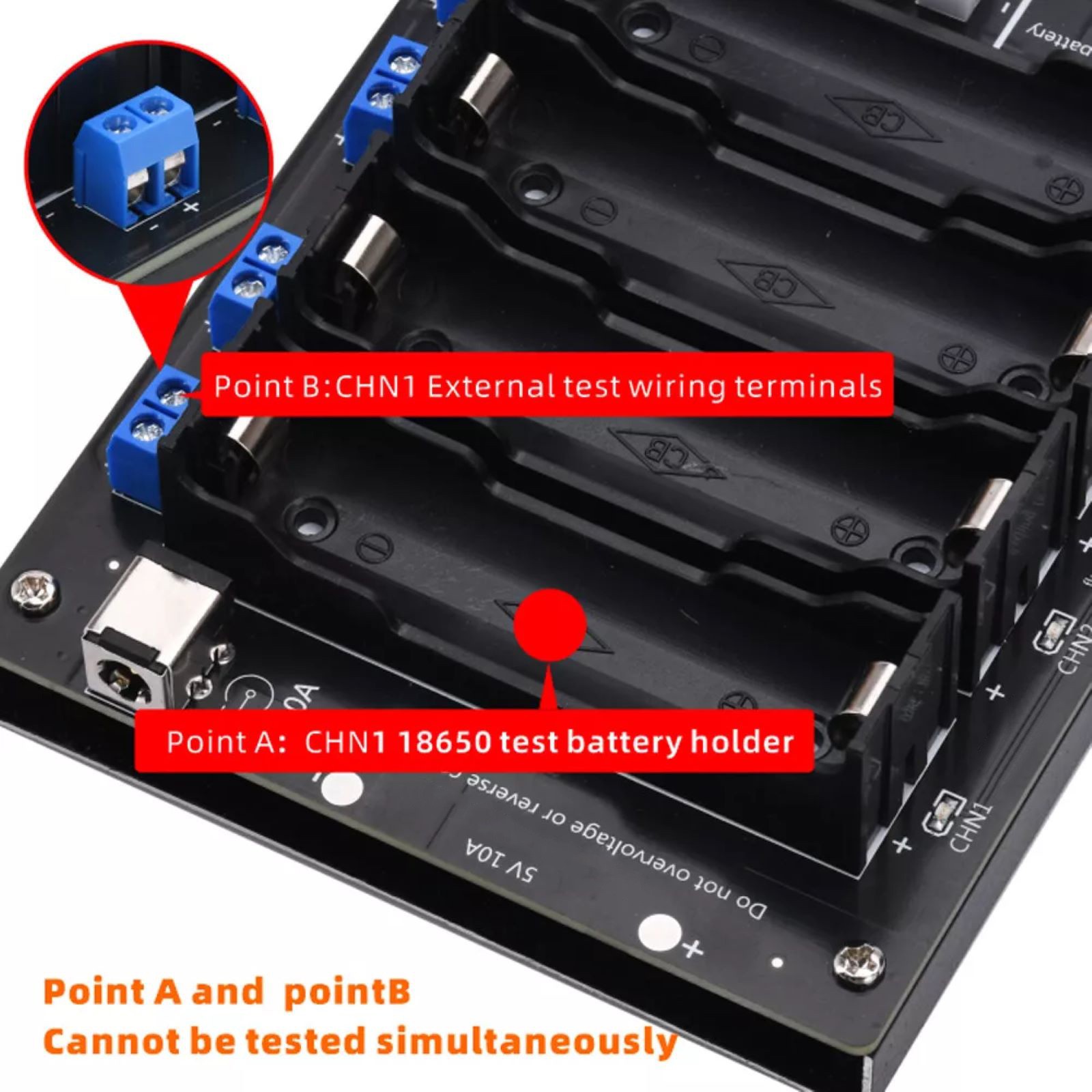 Internal Resistance Tester End Current: 100mA, 200mA, 300mA (adjustable)