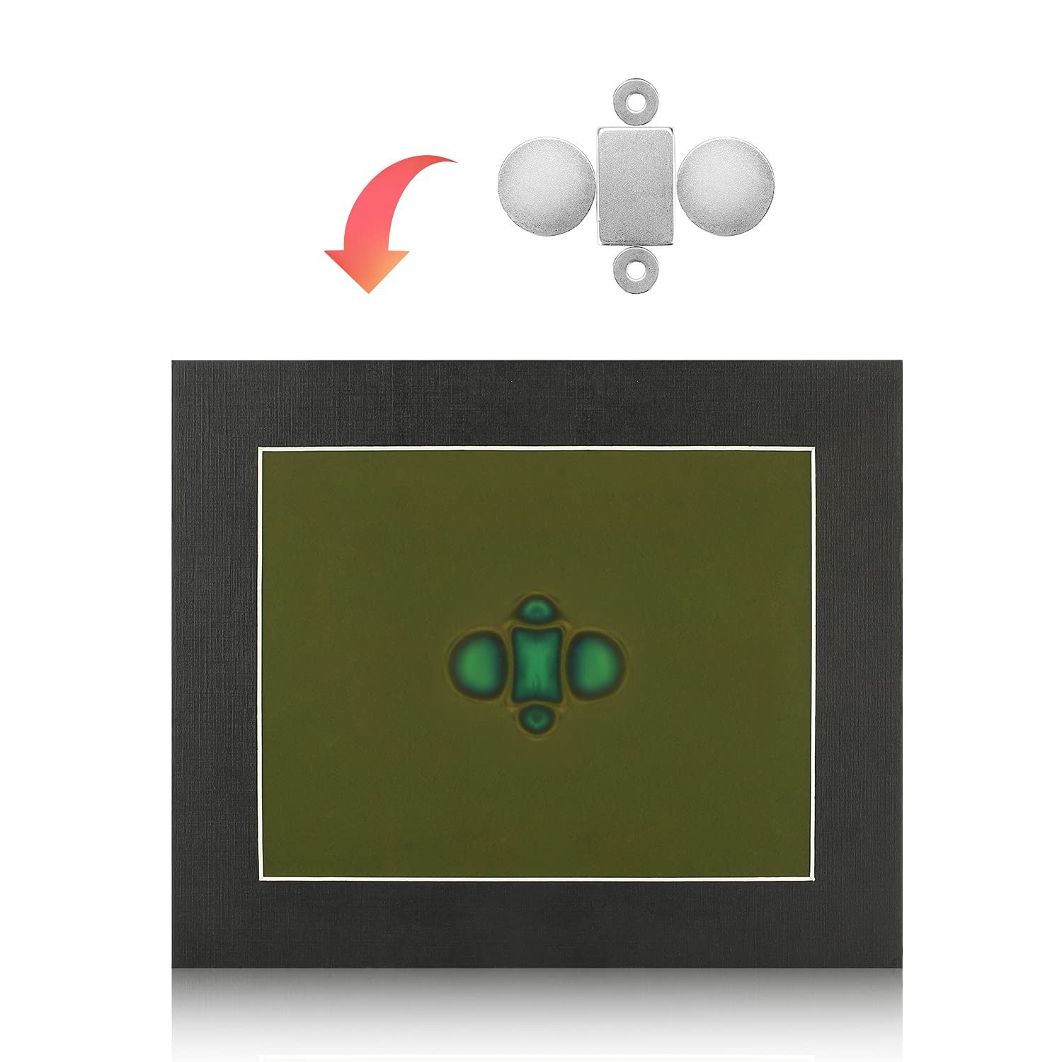 Rectangular Magnetic Field Demonstrator 6″x4″ – Instant Feedback on Flux Levels