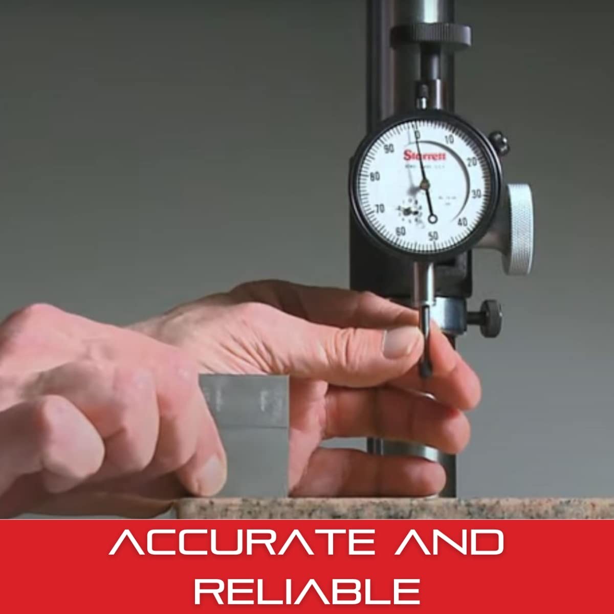 Starrett Universal Dial Test Indicator Set with Back 0-0.2″ Range, White